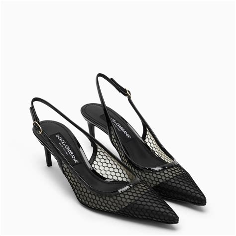 dolce gabbana slingback black